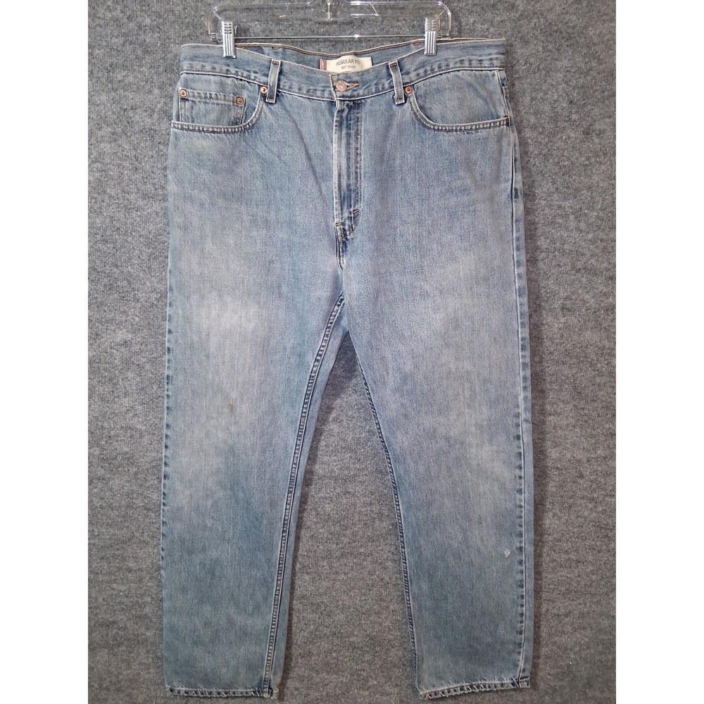 VTG Y2K made in MEX Levi's 505 Regular Fit Jeans W38 L34 Light Wash DenimClassic